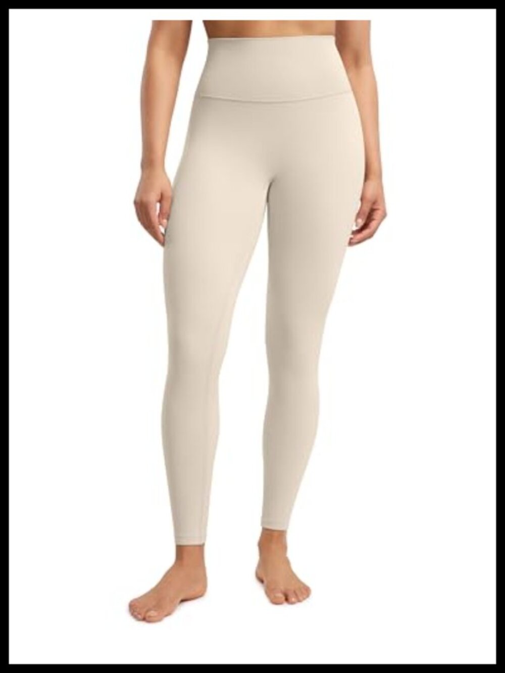 No Front Seam High Waist Yoga Leggings 25" Seamless Buttery Soft